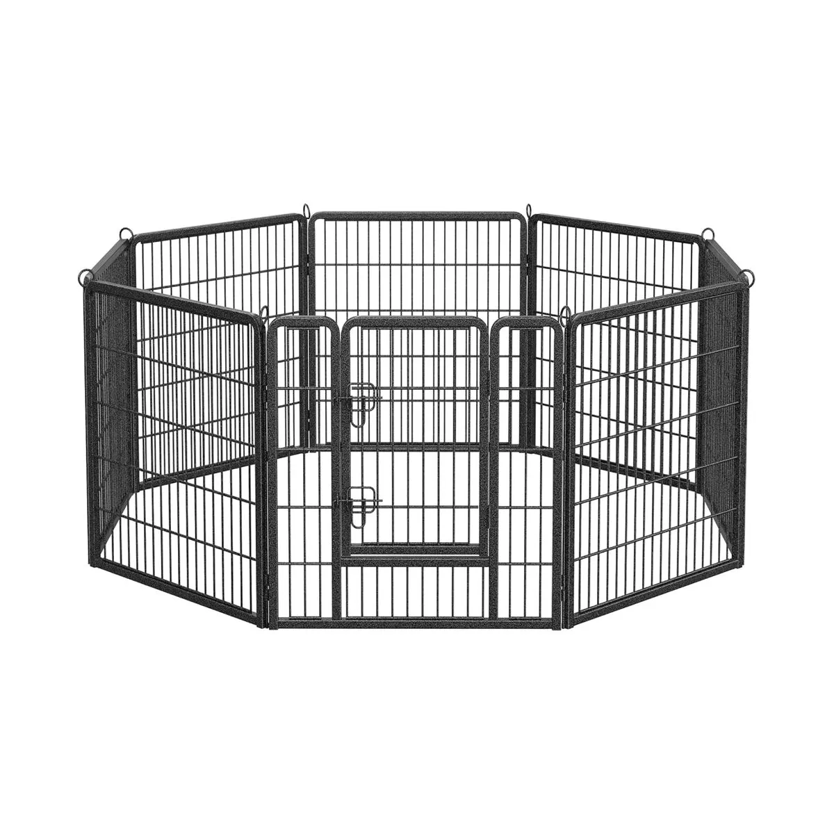 LASA Foldable 8-Panel Pet Playpen Indoor Outdoor Small Medium Pets