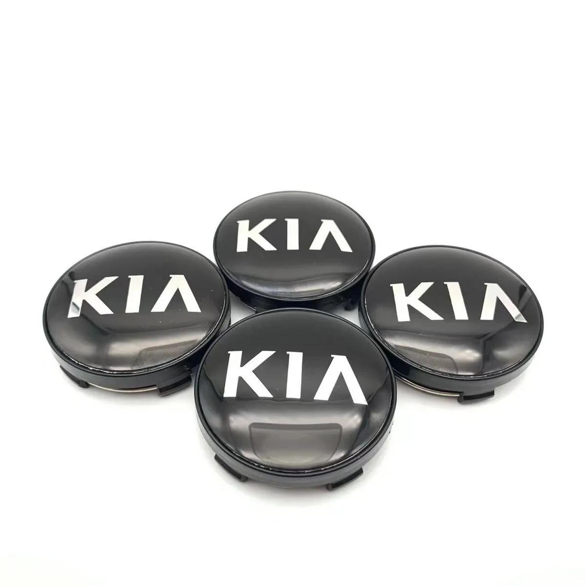 Kia Wheel Hub Cap - 4 Piece - #454545BLACK-GRAY