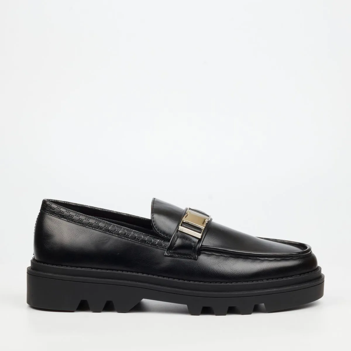 Mazerata Vinchey 59 Black Men Faux Leather Shoes