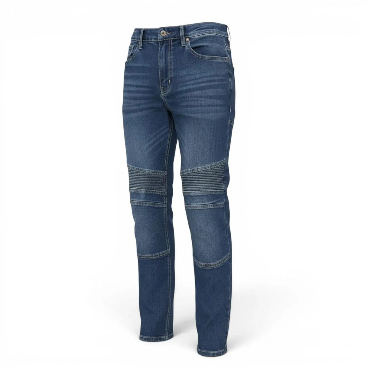 Motorcycle Riding Biker Jeans Blue