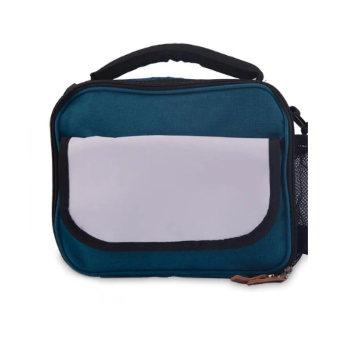 Insulated Lunch Box Cooler Bag with Shoulder Strap - Blue