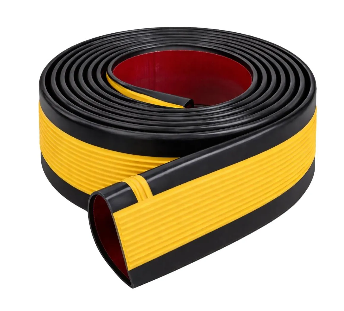 10 metres Vinyl Self Adhesive Anti Slip Stair Nosing - Black
