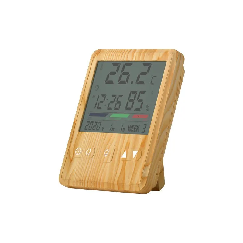 Electronics Temperature and Humidity Digital Display with Smart Backlight
