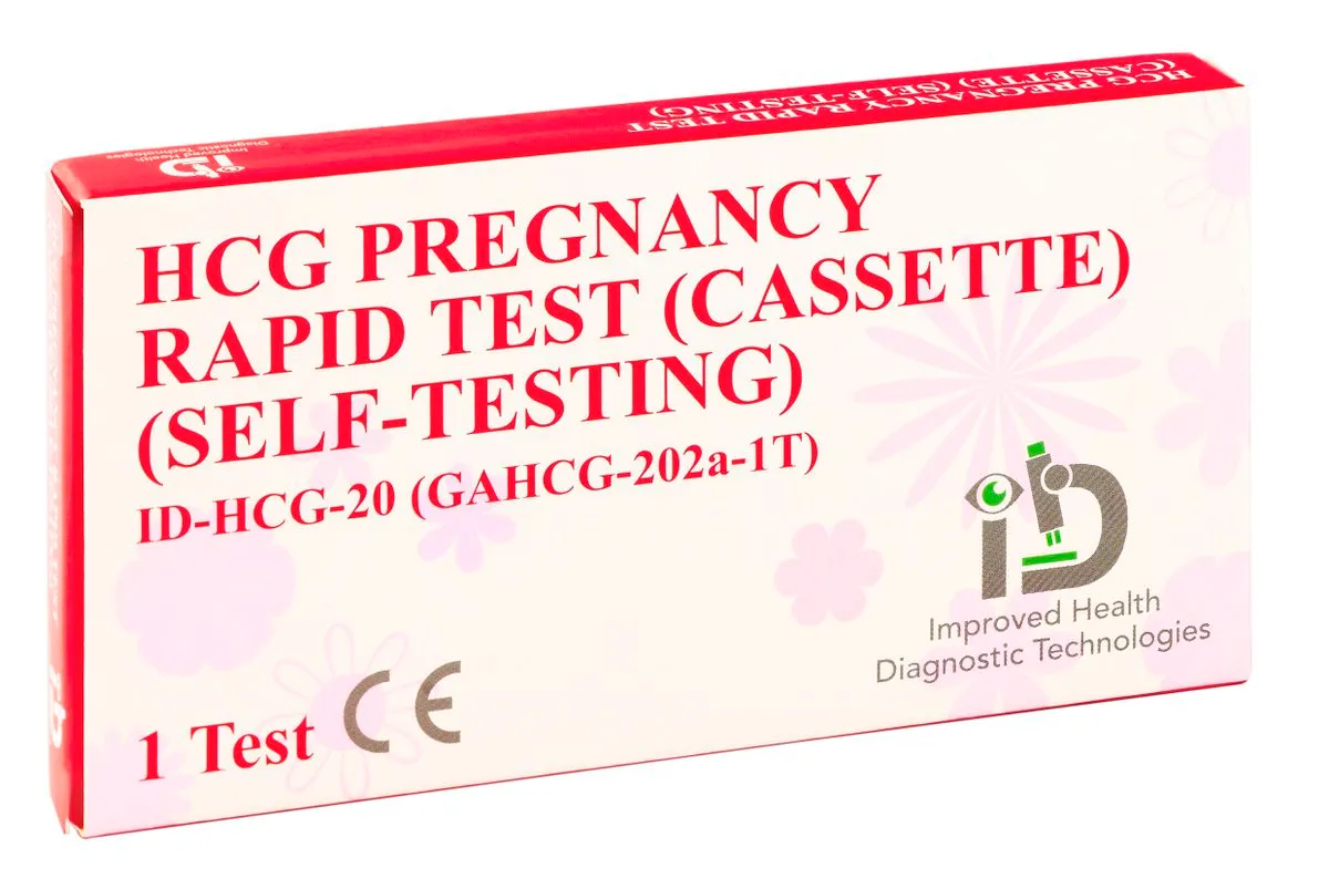 HCG Pregancy Rapid Test Kit (Cassette)(Self-Testing) Pack of 5