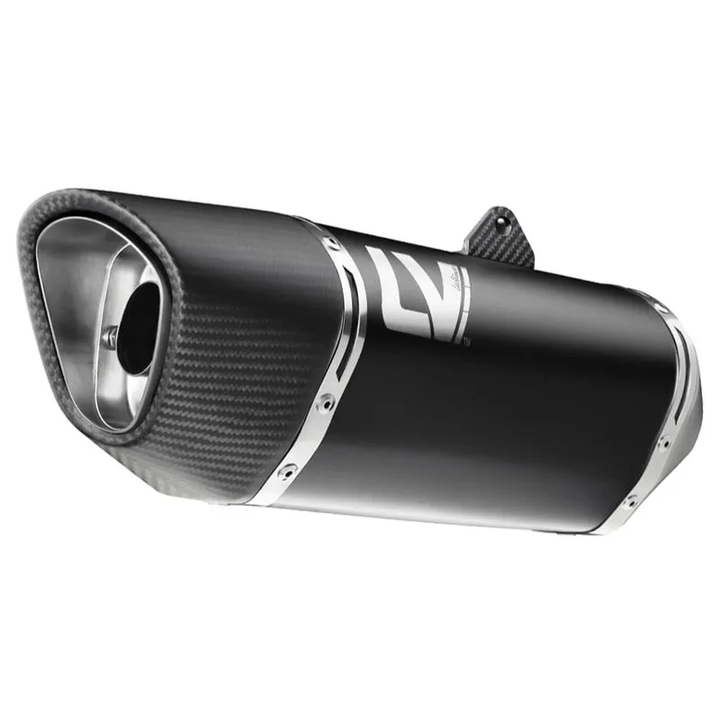 Leo Vince LV14R Black Slip-On Exhaust compatible with Honda CB750 Hornet