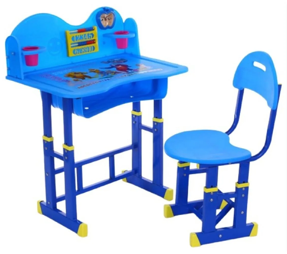 Kiddies study desk and chair - Blue