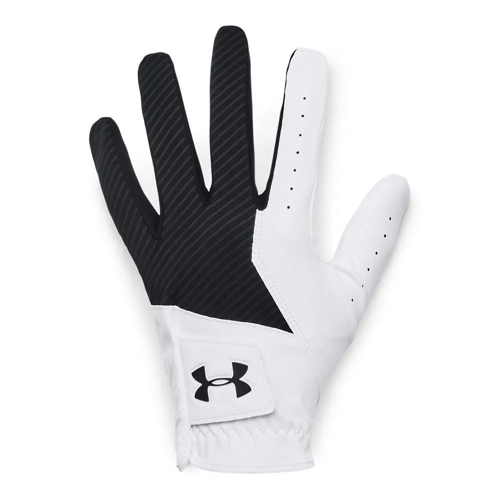 Under Armour Men's Medal Golf Glove - Black/White