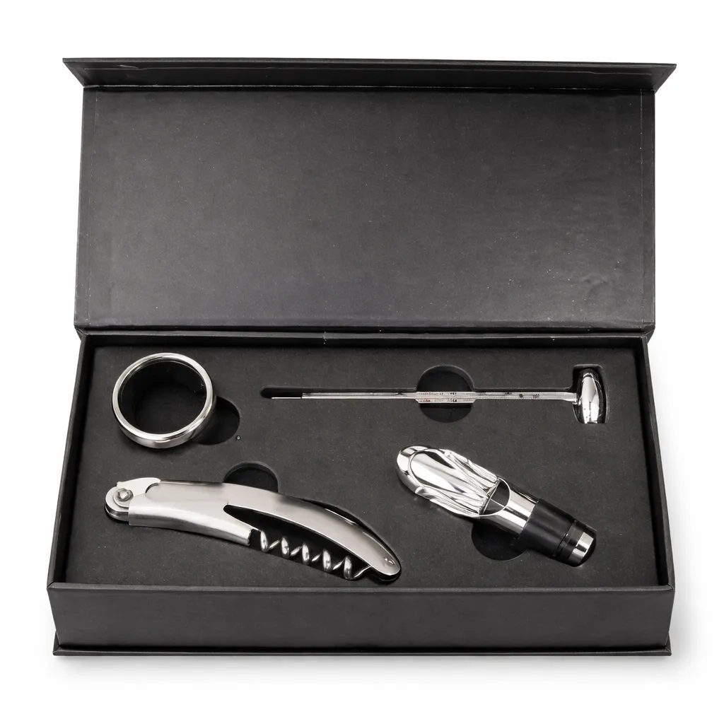 Stainless Steel 4 Piece Bar Set 