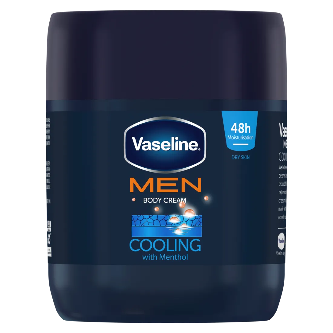 Vaseline MEN Cooling Moisturizing Body Cream for Dry Skin 400ml