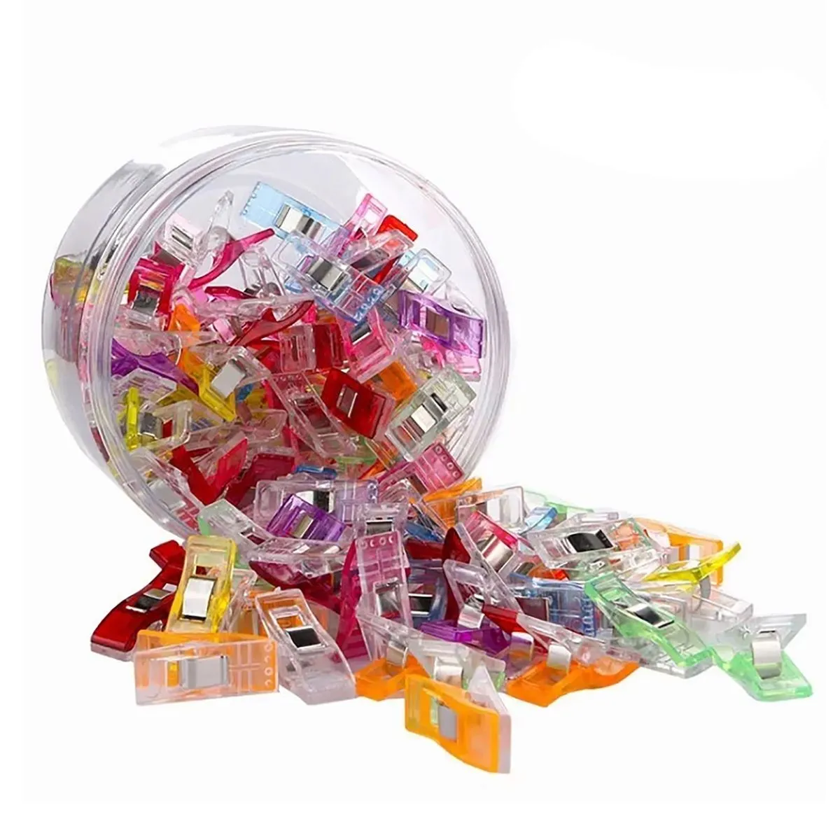 Craft Sewing Clips Multicoloured -100pcs