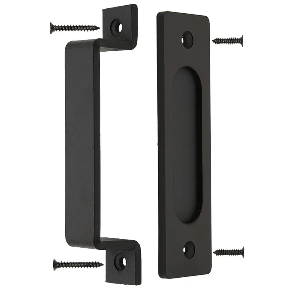 Two-Piece Barn Door Handles - Easy-To-Install Sliding Door Handles