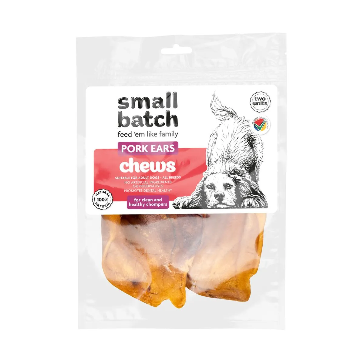 Small Batch Pork Ears - 2pk