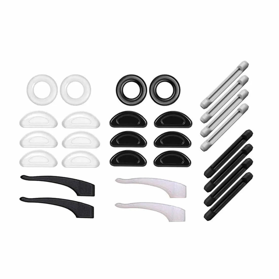 14Pairs Ear Gripper Holders for Eyeglass Nose Pads Silicone Anti -Slip Tips