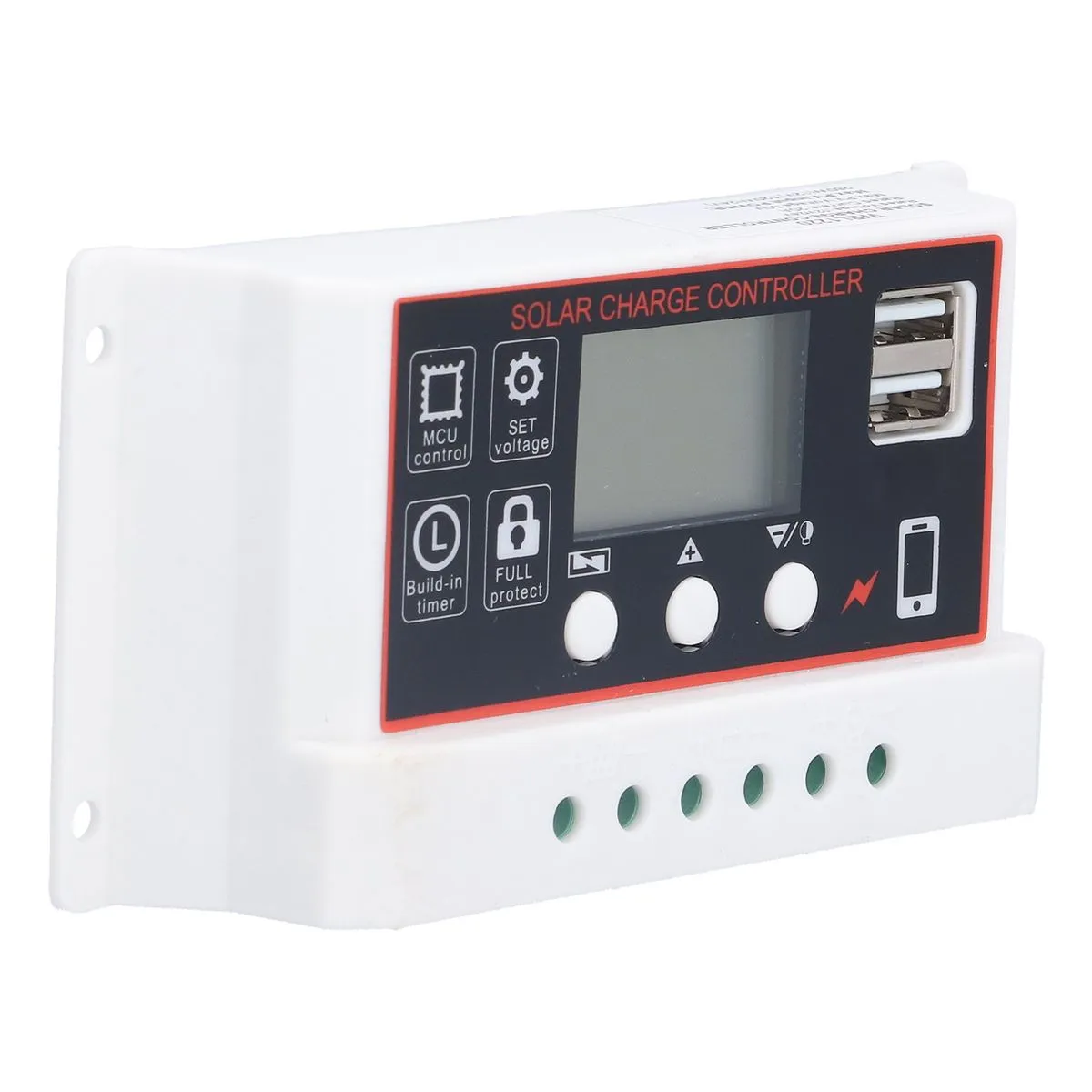 Solar Battery Controller 20A for Lithium, Photovoltaic Protection