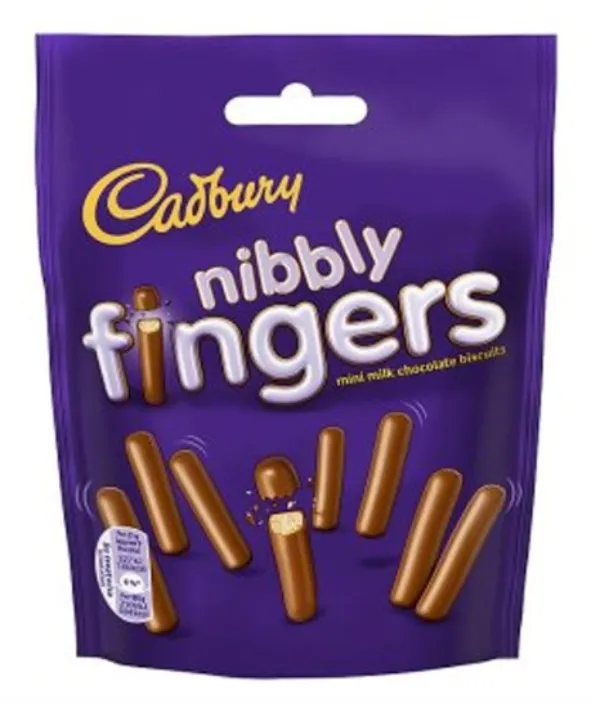 Cadbury Nibbly Fingers Pouch - 125g