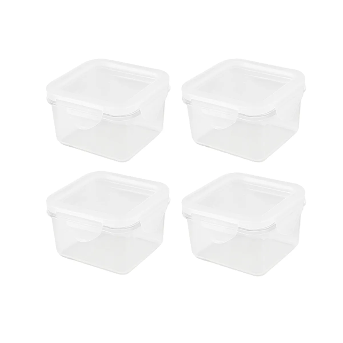 4 piece Airtight Flex-Lid Food Storage Container Set