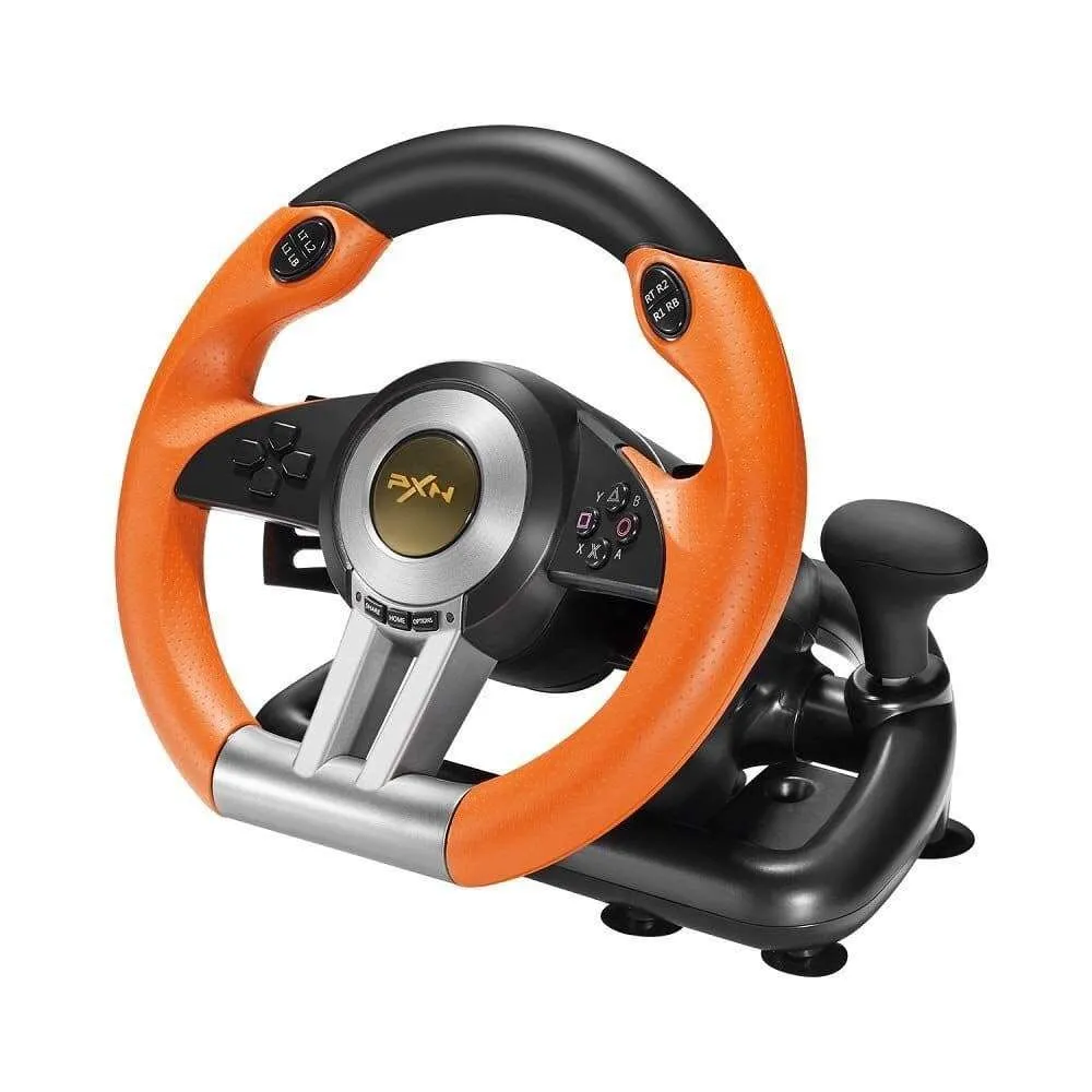 PXN V3 PRO Racing Steering Wheel - Orange