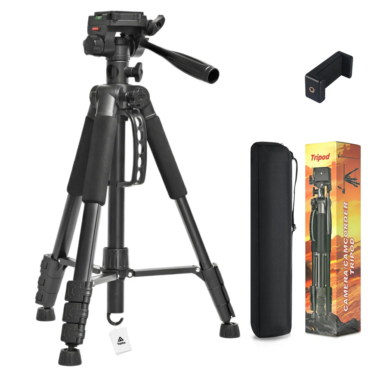 Topika Multifunction Tripod Camera Monopods Extended length 57.5-183cm