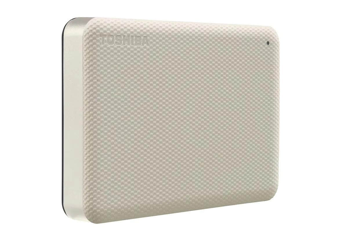 Toshiba Canvio Advance 1TB External Hard Drive - Beige