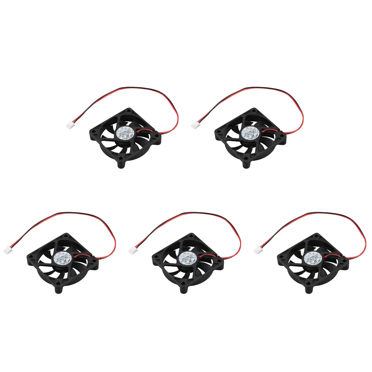 5X Desktop PC Case DC 12V 0 16A 60mm 2 Pin Cooler Cooling Fan