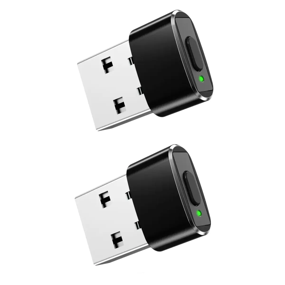 Twin Pack Computer Mouse Auto Clicker & Mouse Jiggler - USB Plug & Play