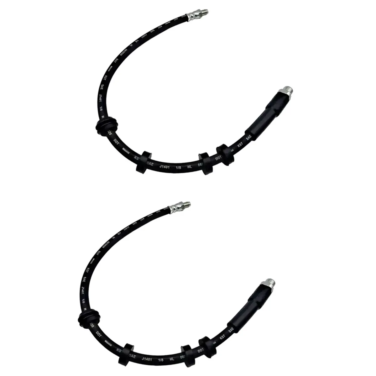 2Pieces Front Brake Hose Line for E60 E61 E63 E64 F10 F11