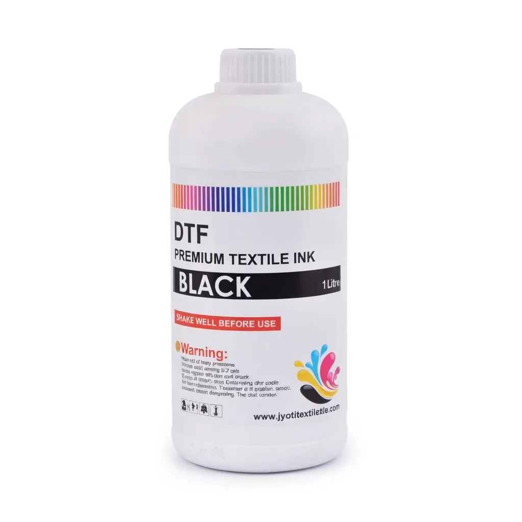 Muggit Premium DTF Ink 1kg - Direct to Film Textile Printing Ink - Black