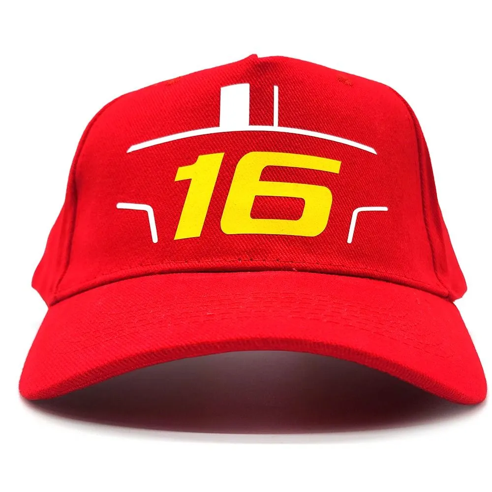 Bufftee Lecler 16 - Racing Helmet Team Motorsport Cap Ferrar Inspired Hat
