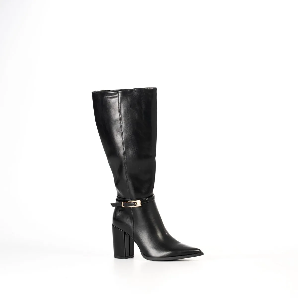 LaMara Paris Polina knee-high leather boots black
