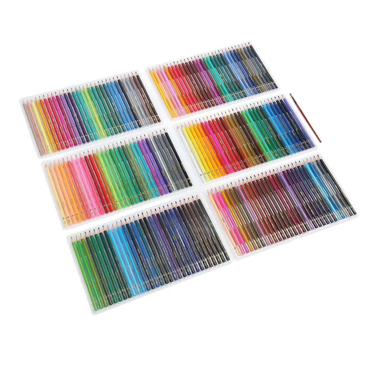Water Soluble Pencils 180 Colors for Drawing