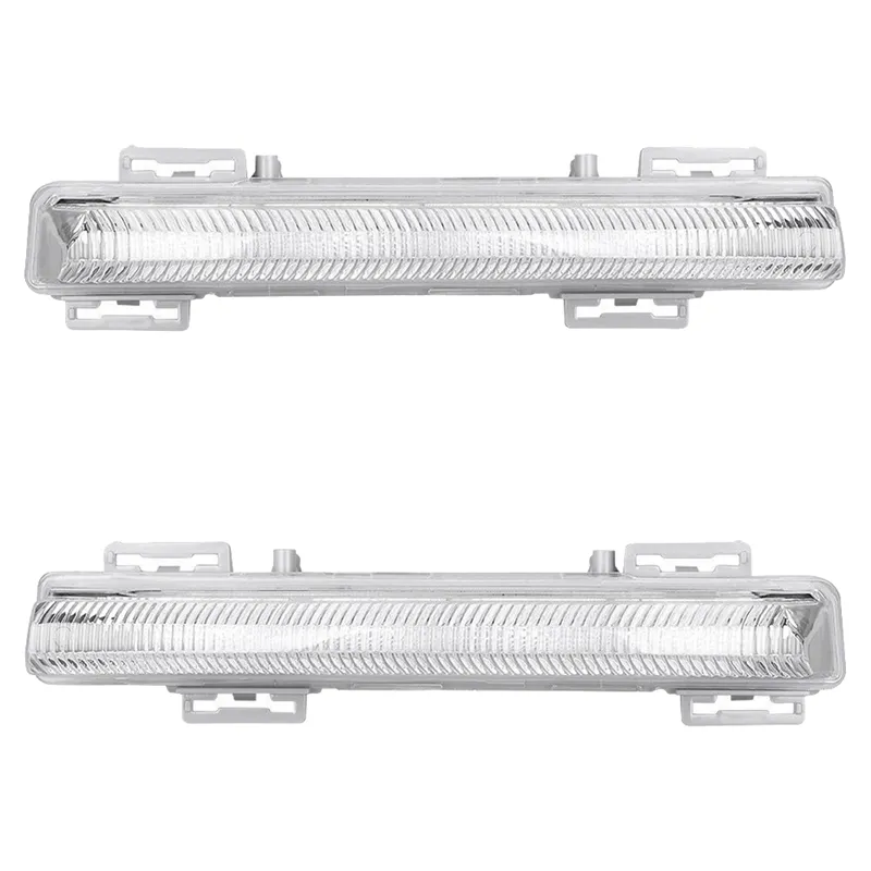 Front Drl Daytime Running Lights Fog Light Compatible with Mercedes-Benz