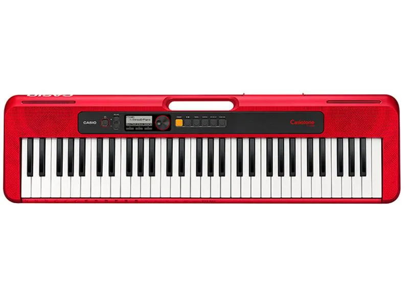 Casio Casiotone CT-S200RDC2 61-Key Portable Keyboard - Red