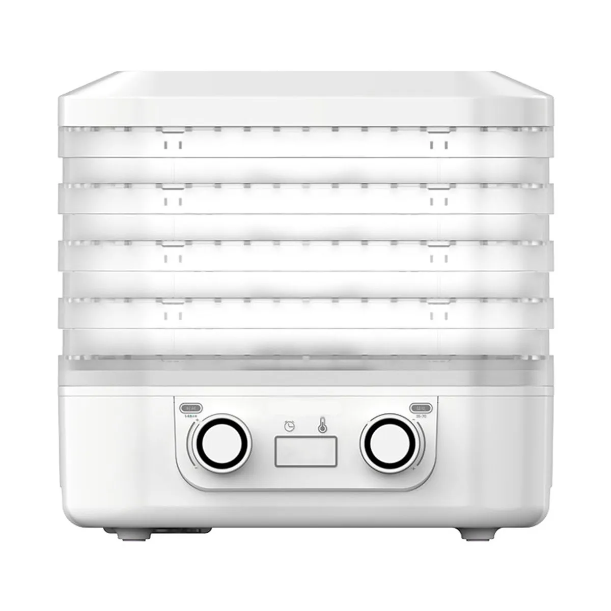 Food Dehydrator Machine 5 Trays 160W Dehydrator For Herbs Meat Dehydrator - White