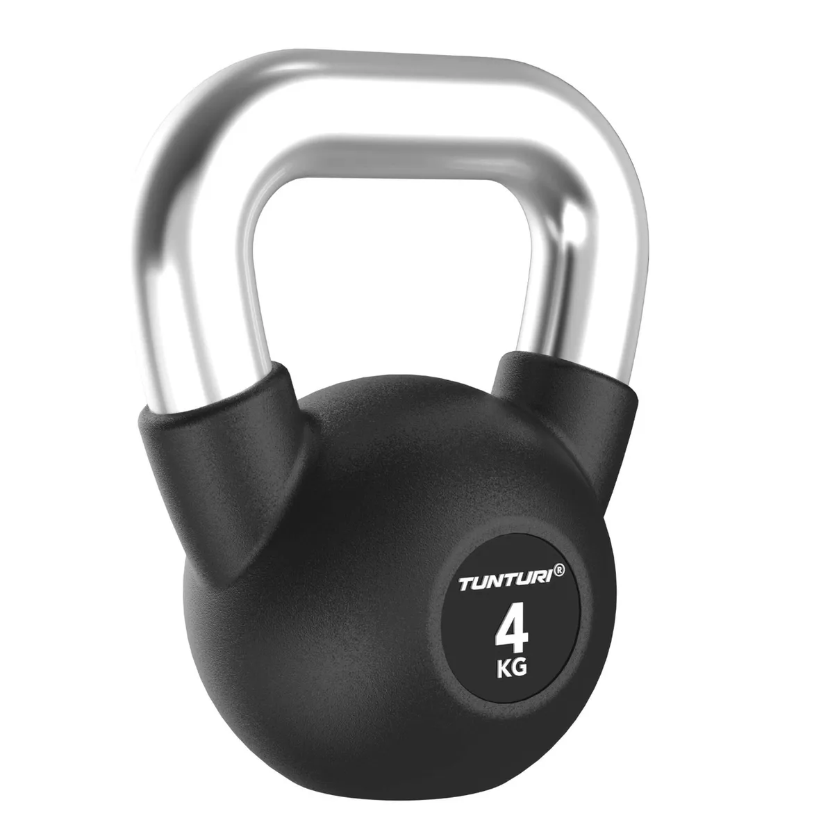 Tunturi Platinum Rubber Kettlebell 4kg