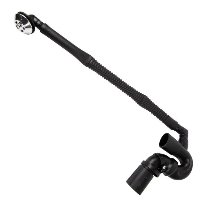 Trap Rubber Bath & Overflow (50mm Pvc Out)