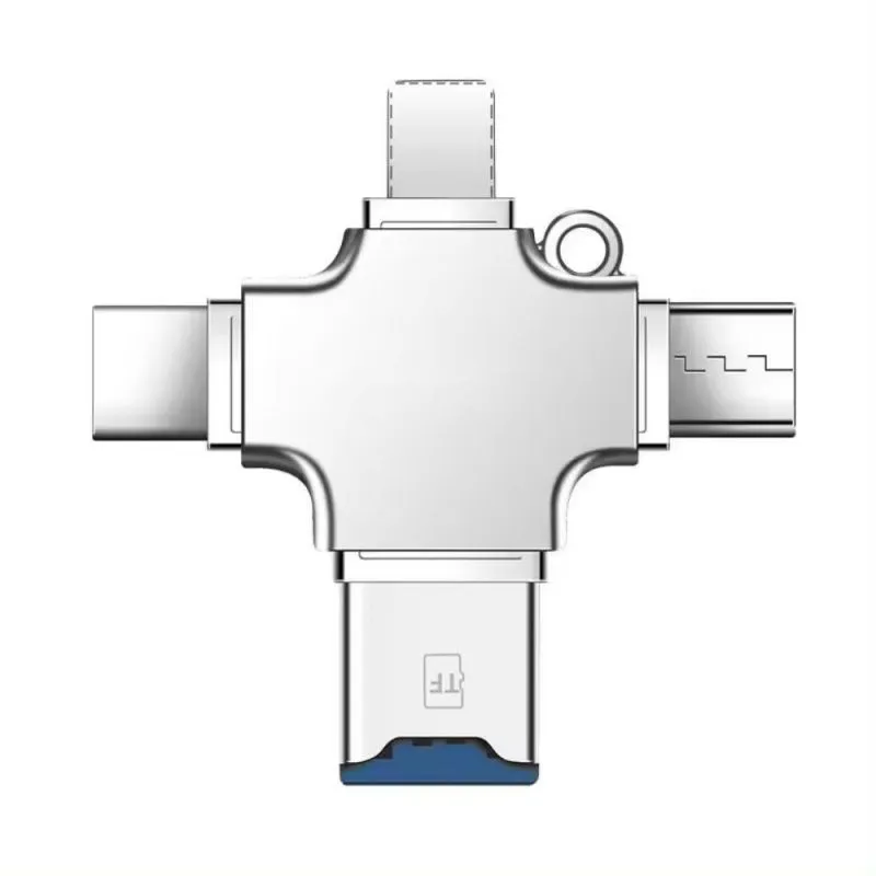 IPSTYLE 4 In 1 Memory Micro SD Card Reader Adpater