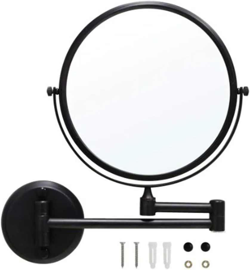 Wall Mounted Makeup Mirror with LED Lighted 10x Magnification
