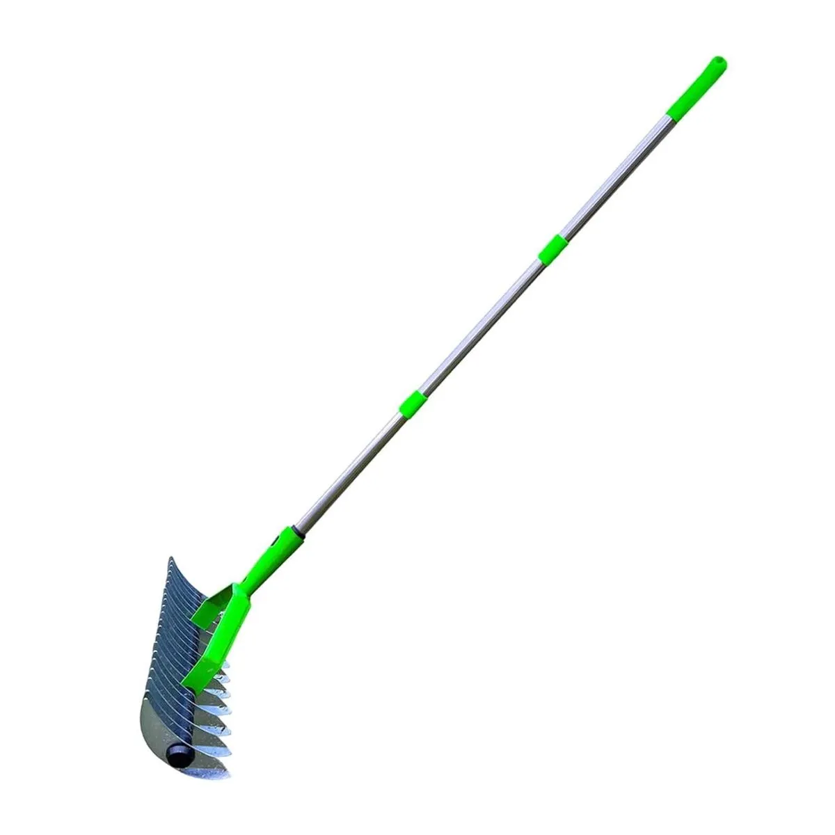 Garden Rake for Cleaning Grass Loosening Soil Grass Grooming 1.34 Meter