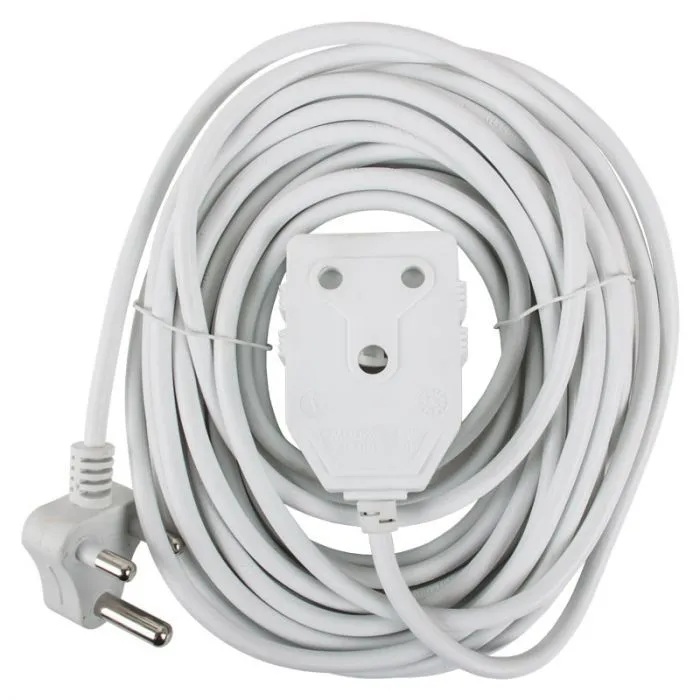 Extension Cord - Double - 20m 10A - 2 Pack