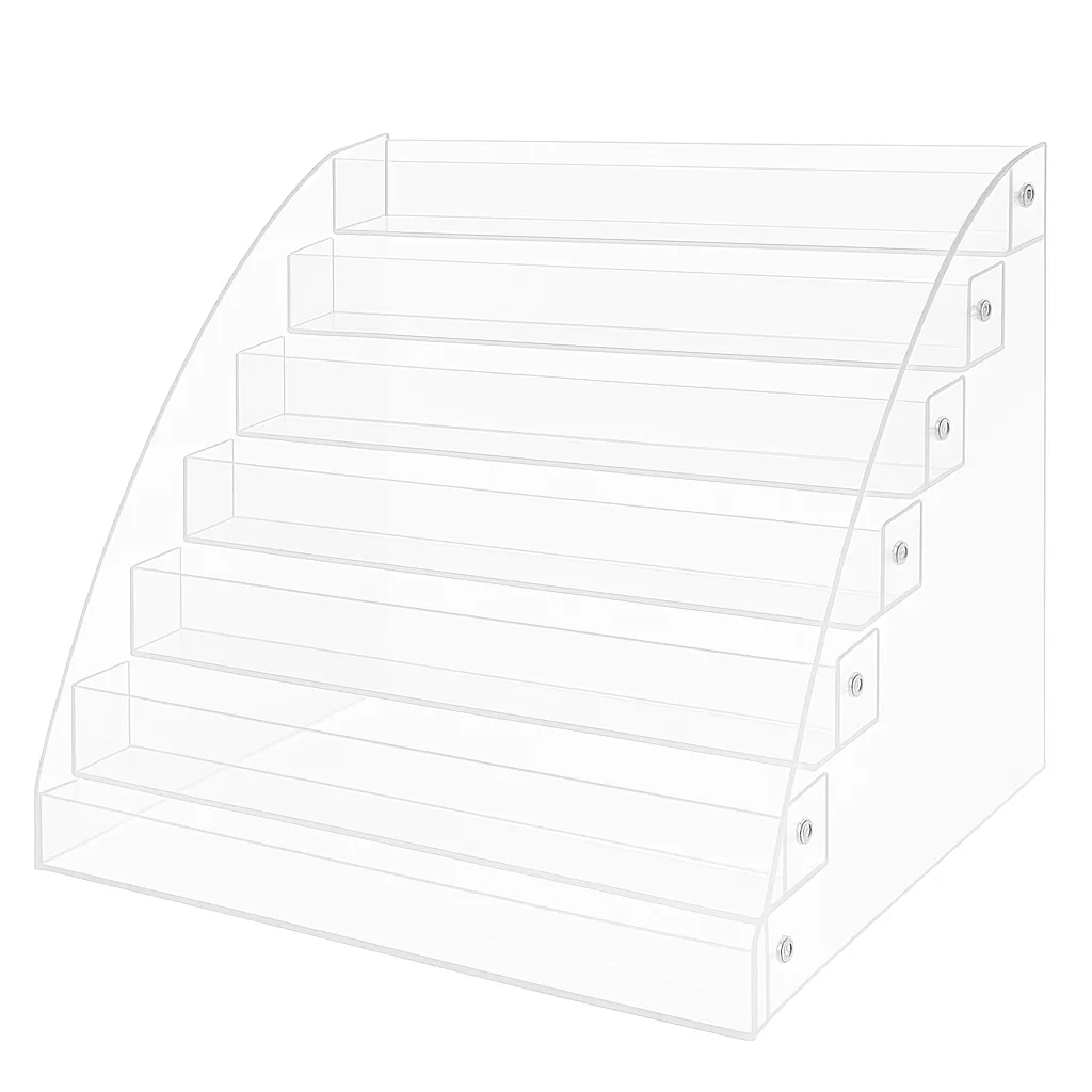 7-Tier Acrylic Display Stand Organizer Gel Makeup Nail Polish 31 x30 x25 cm