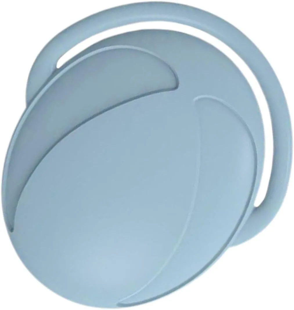 Silicone Shampoo Brush Scalp Massager for Infants, Soft Blue Silicone Hair