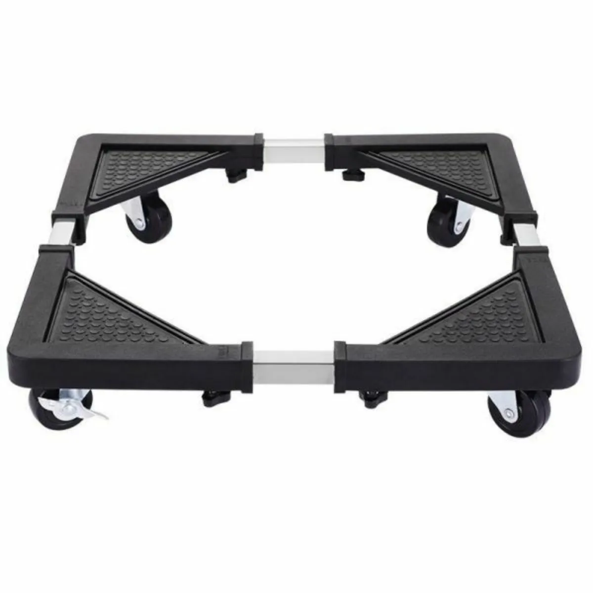 Adjustable Washing Machine Refrigerator Stand with 360 Wheels