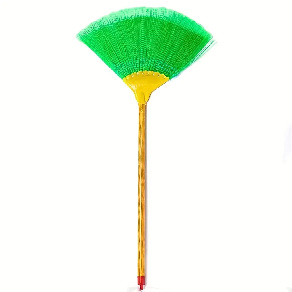 Acrylonitrile Butadiene Styrene (ABS) Carpet, Hard Floor Broom - Green