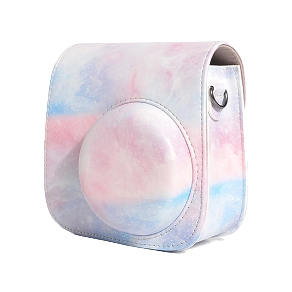 Color Art Camera Case for Fujifilm Instax Mini 8/9/11 Adjustable Strap - Blooming