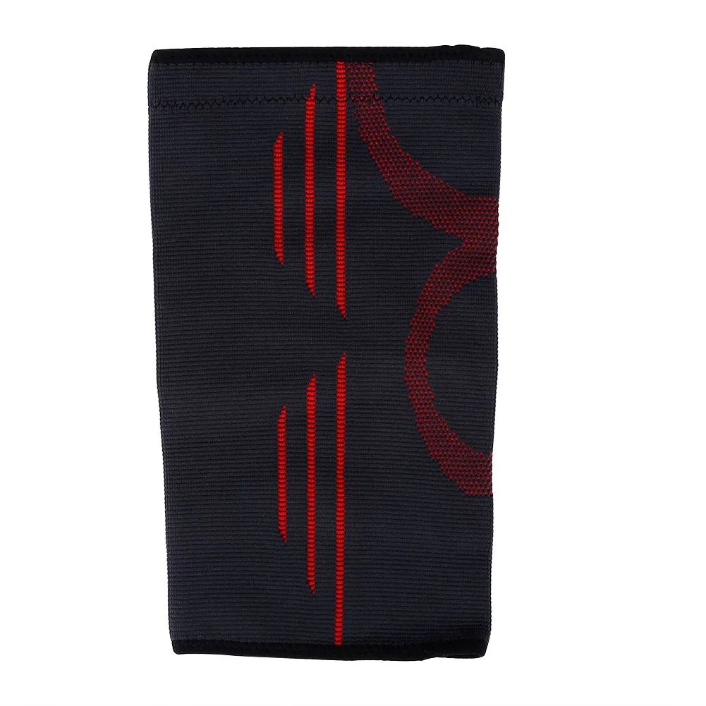 Volleyball Knee Pad Support Elastic Bandage Black Red L