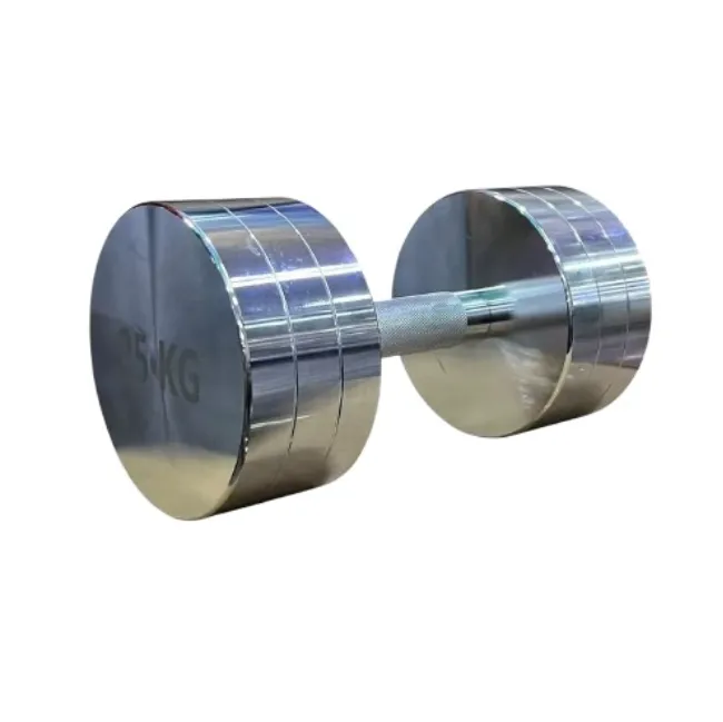 25KG Solid Chrome Dumbbells for Gym & Strength Training - Pair of 2