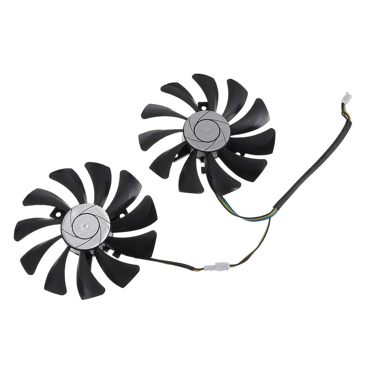 Plastic Graphics Card Cooling Fans 1 Pair Replacement Video Cooling Fans