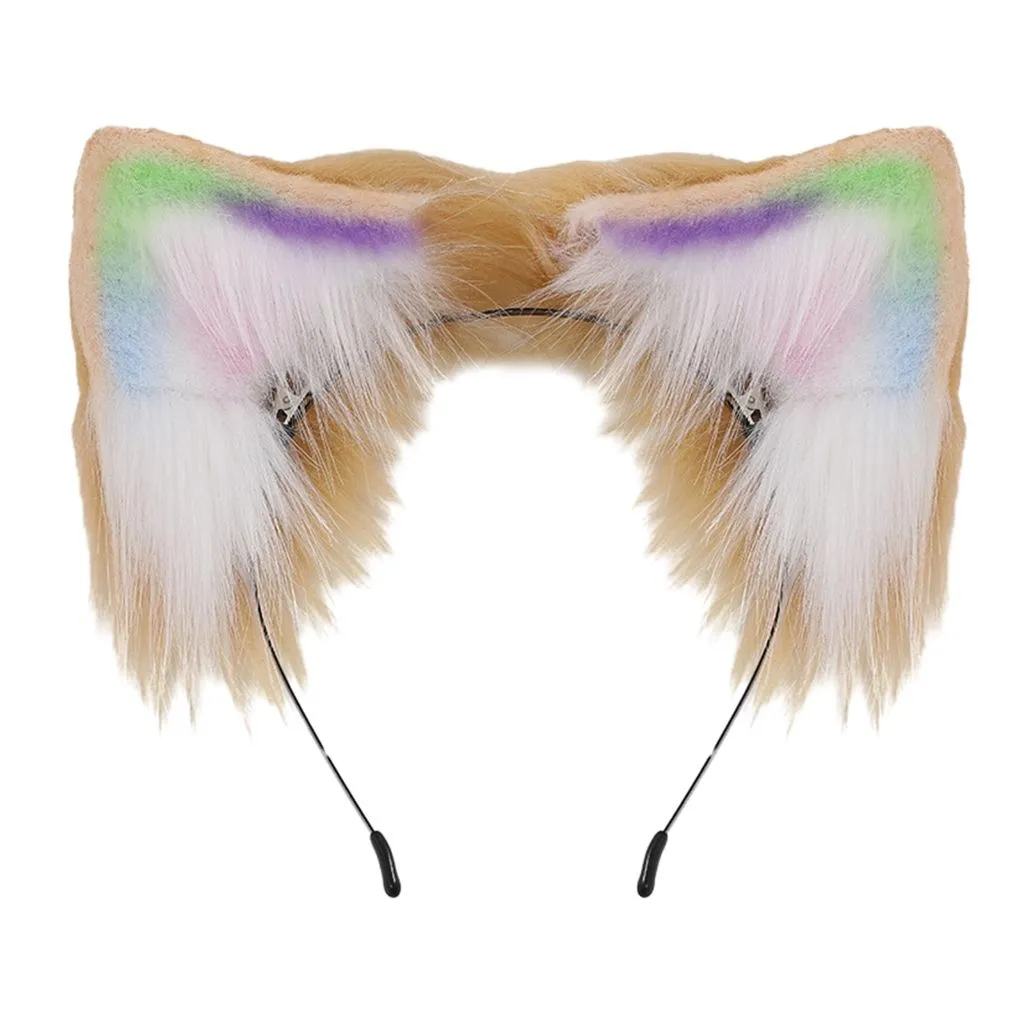 (1pc) Fluffy Cosplay Ear Headband - 8