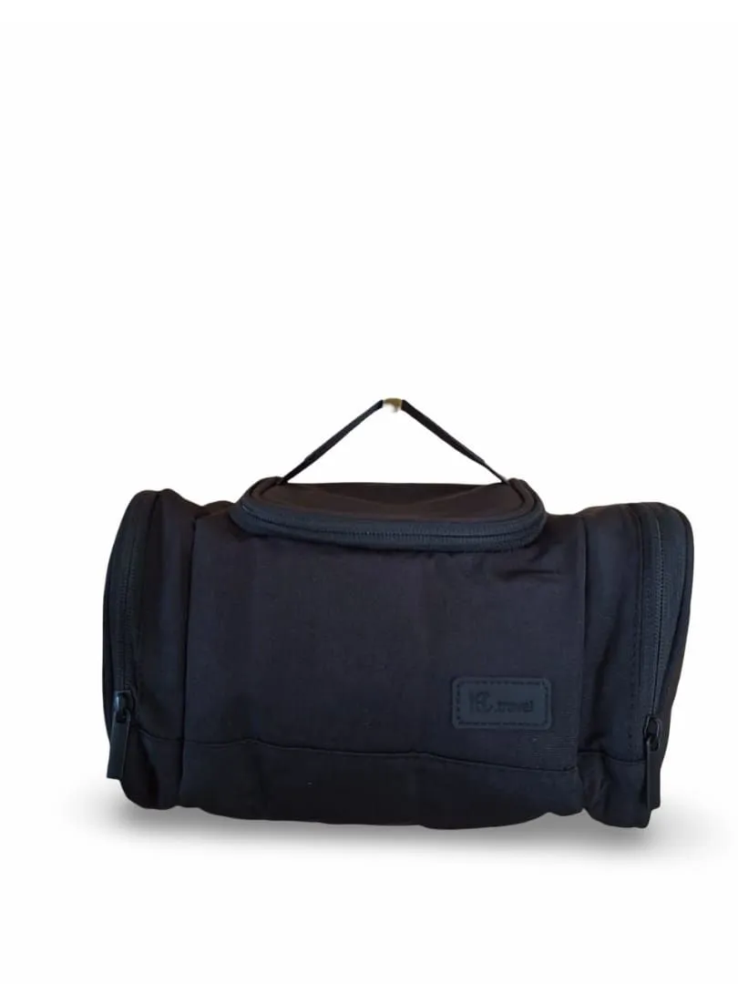 Black toiletry bag
