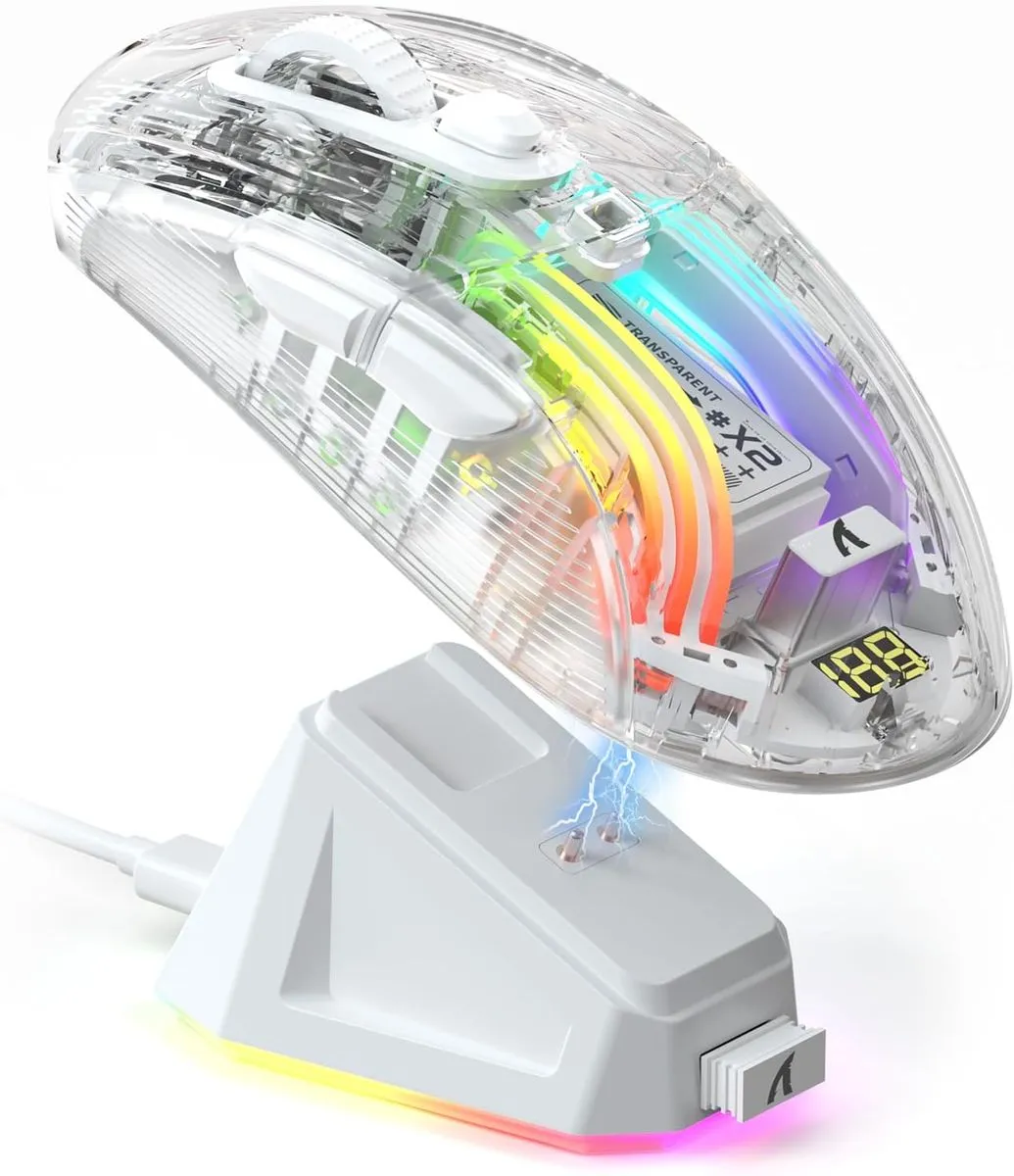 Wireless Gaming Mouse Gaming Mice with RGB ChargingDock
